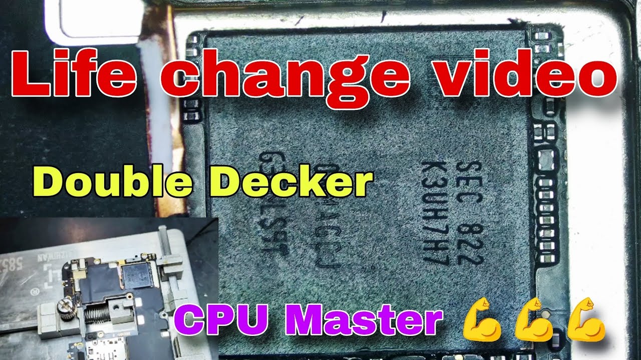 Double Decker CPU Remove Cleaning and Reball Tricks