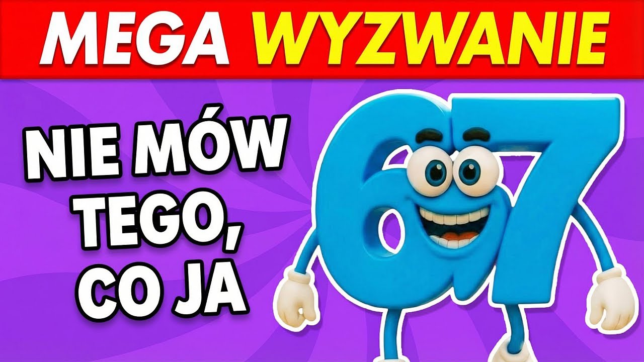 Nie Mów Tego Co Ja!  🤔❌ 67 pytań 🔥 Tylko 1% dociera do końca!