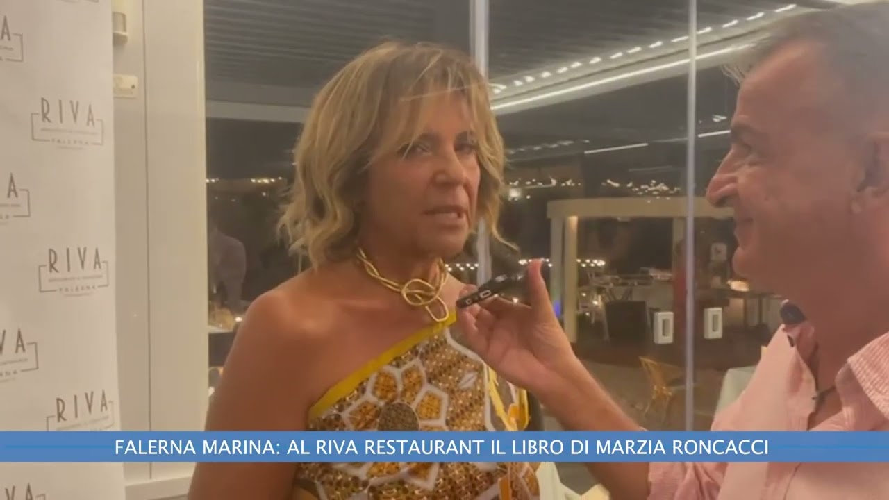 FALERNA MARINA:  AL RIVA RESTAURANT IL LIBRO DI MARZIA RONCACCI