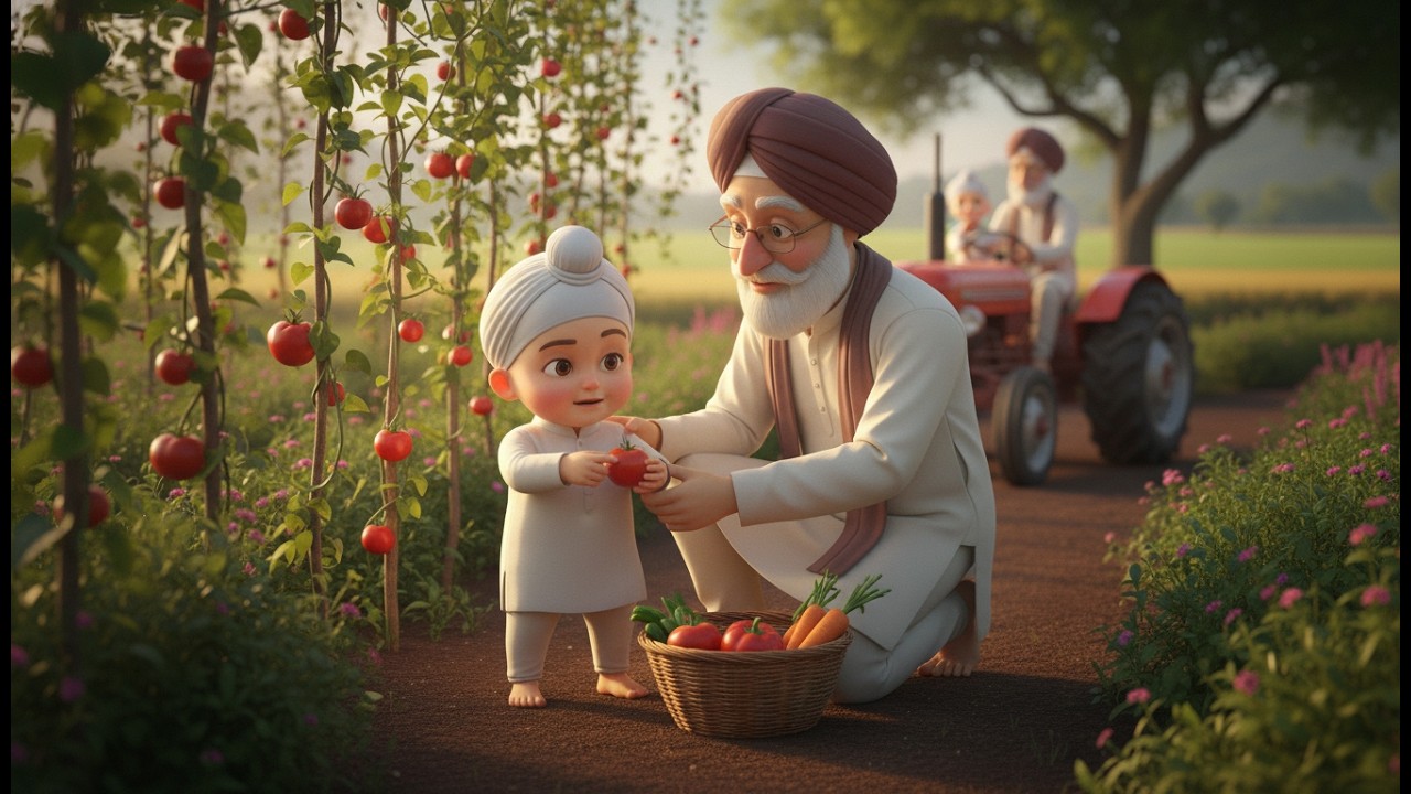 Satnam Waheguru (ਸਤਨਾਮ ਵਾਹਿਗੁਰੂ) Simran for Babies & Kids | Gentle & Calm Gurbani