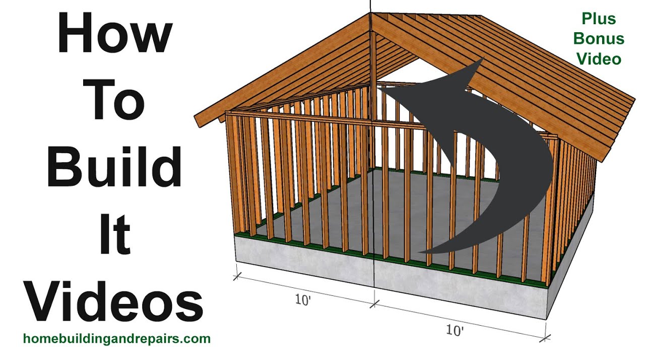 How To Calculate Gable Roof Ridge And Post Height Measurements - It's Easier Than You Think