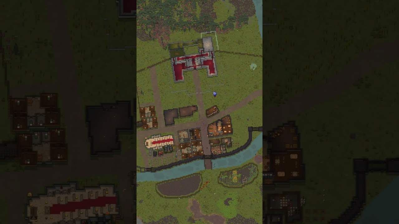 RimWorld Timelapse - Rivertown Short