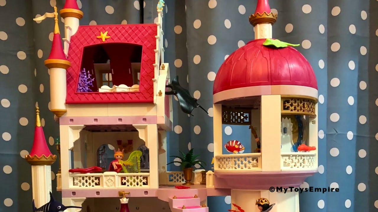 PLAYMOBIL 5142 Custom Mermaid Palace 摩比5142改造：人魚皇宮