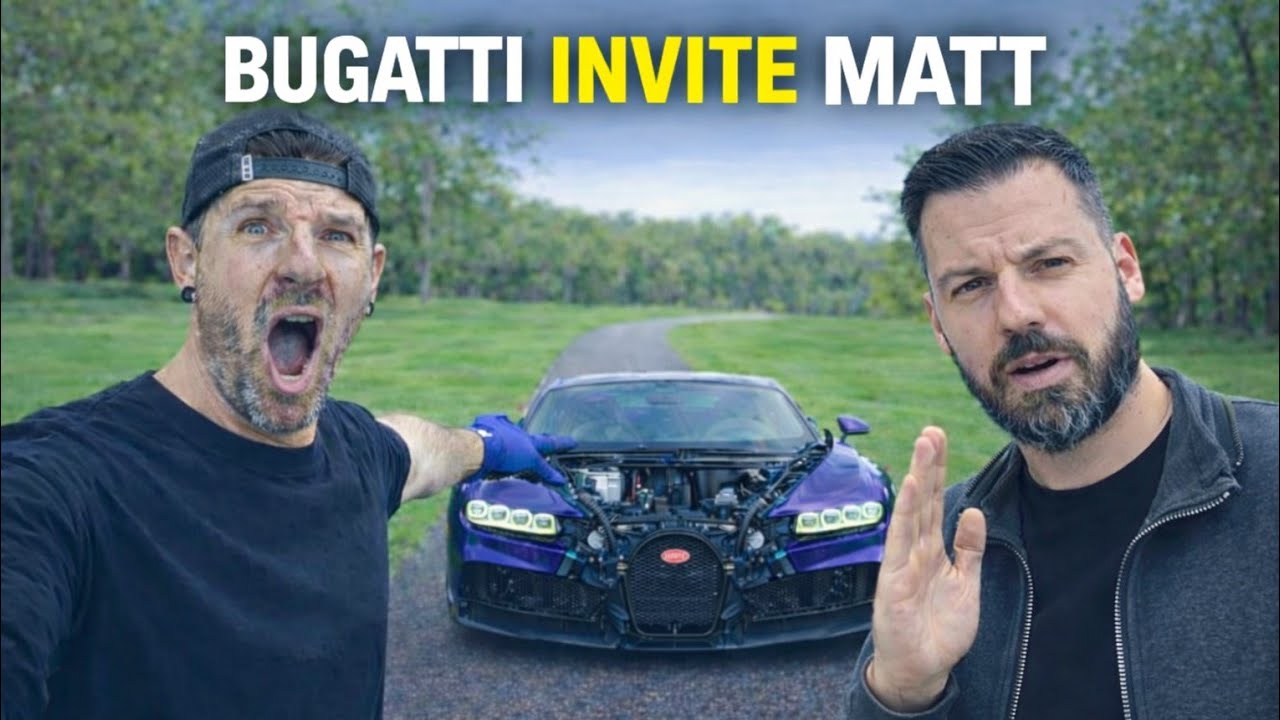 Анонс экскурсии на завод Bugatti — Это предназначалось для Мэтта Армстронга?