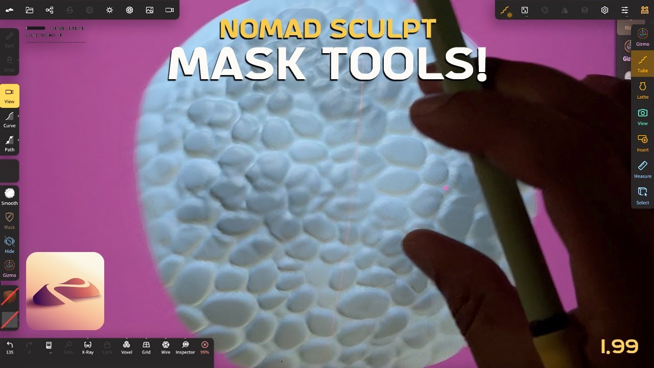 Nomad Sculpt 1.99 Exploring New Mask Settings!