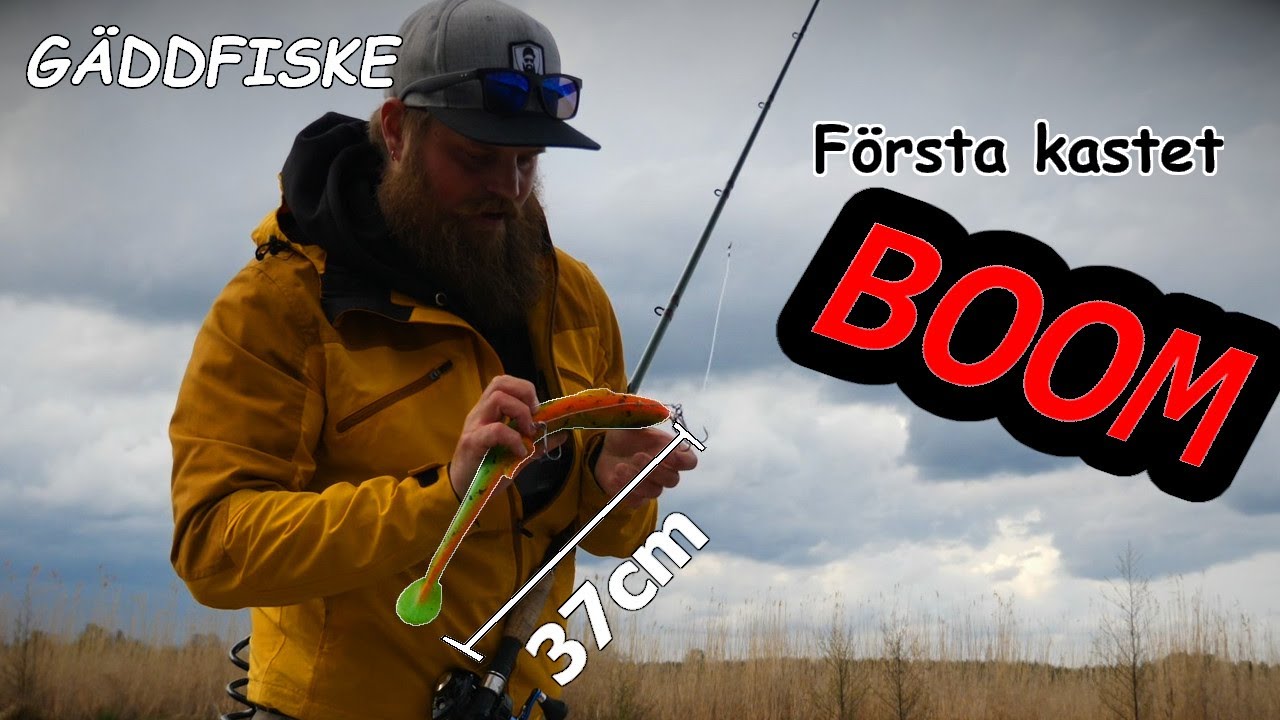 Galet gäddfiske i en liten skogssjö, testar min nya 