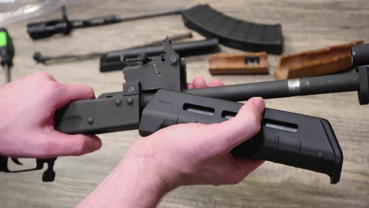 Как установить цевье Magpul MOE AK на VSKA AK-47