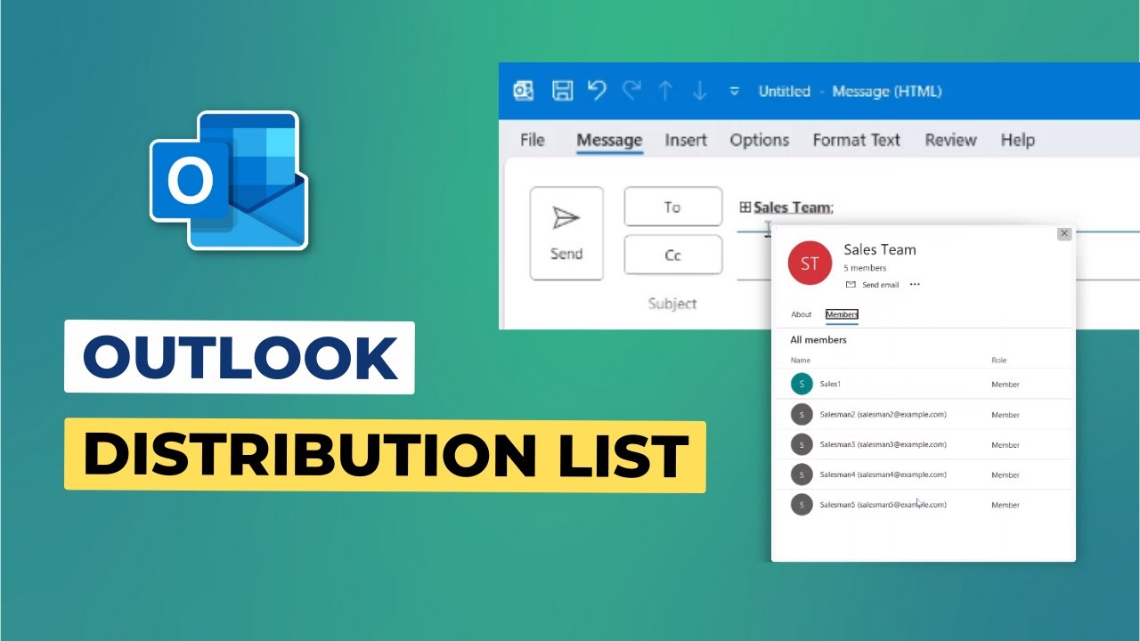 Как создать список рассылки в Outlook | Контактная группа Microsoft Outlook