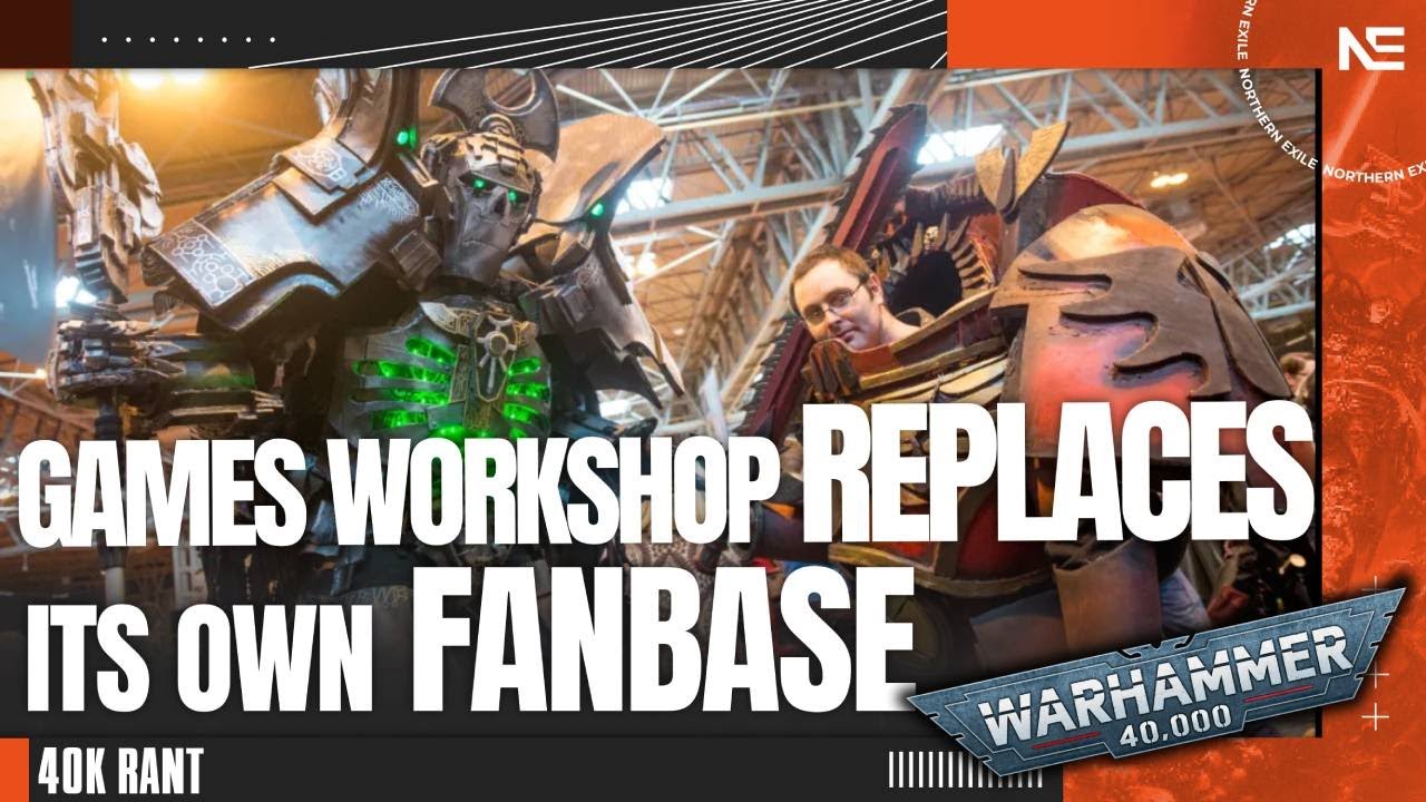 Games Workshop ЗАМЕНЯЕТ ВСЮ свою фан-базу. Гнев на 40 тысяч.