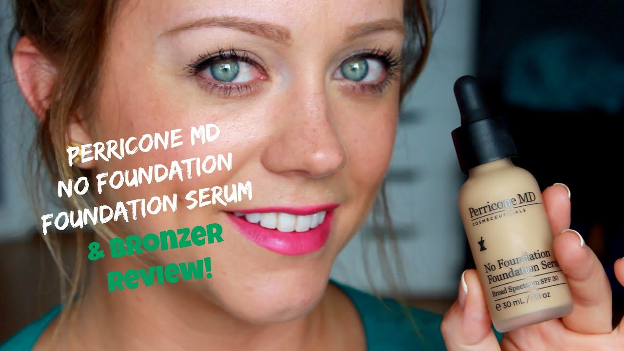 Perricone MD No Foundation Foundation Serum & Bronzer Review & Demo