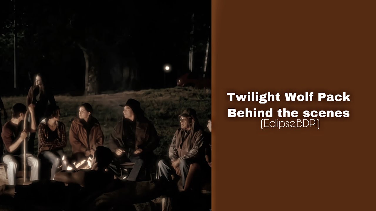 Twilight Wolf Pack Behind The Scene