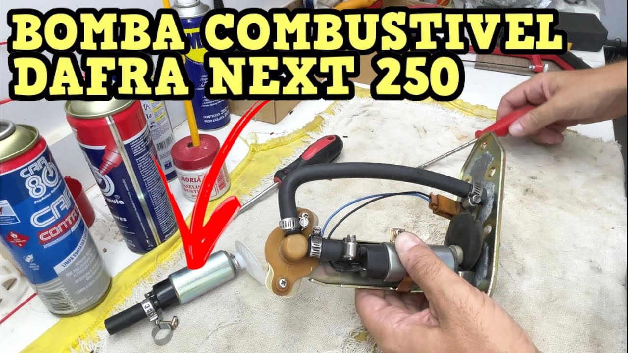 COMO DESMONTAR E TROCAR O REFIL DA BOMBA DE COMBUSTIVEL DA DAFRA NEXT 250 GASOLINA TODAS