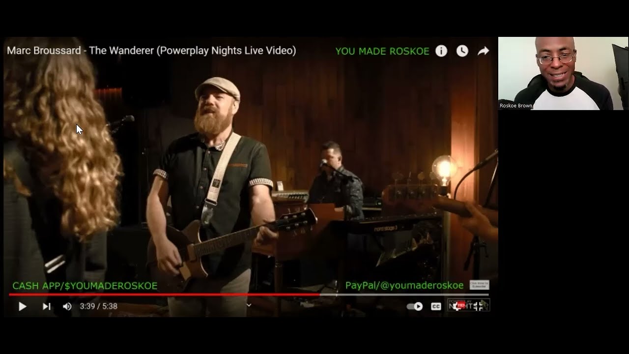 Marc Broussard - The Wanderer (Powerplay Nights Live Video) Reaction #marcbroussard #music