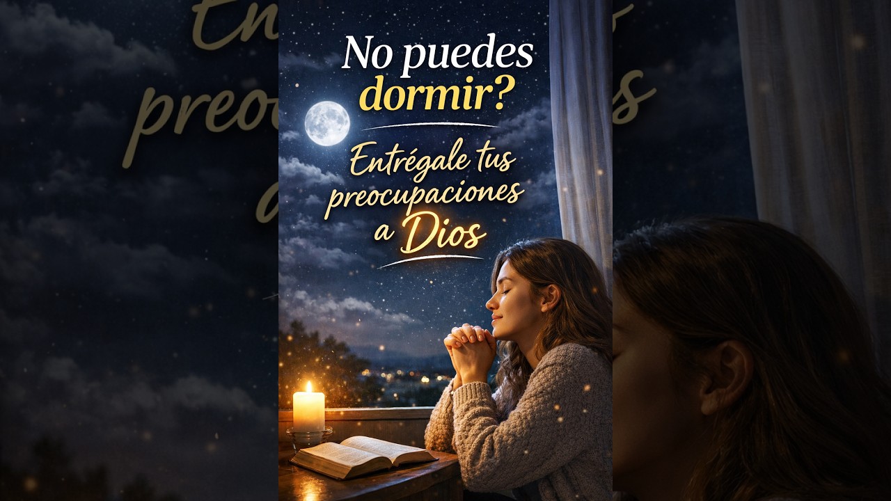 No puedes dormir? Entrégale tus preocupaciones a Dios