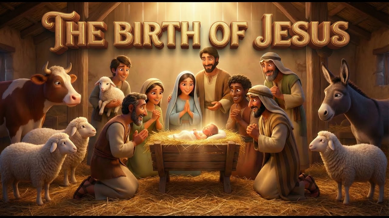 THE BIRTH OF JESUS | A Story of Hope and Love | AI Animation Story