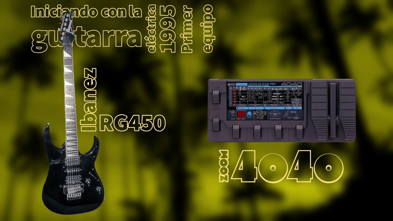 ZOOM 4040 & IBANEZ RG450BK Mi primer equipo de guitarra eléctrica