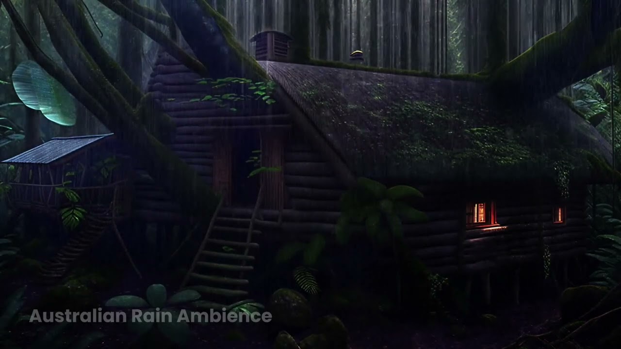 Soft Australian Rain Ambience | Peaceful Rain Sounds for Deep Sleep | 3 Hour