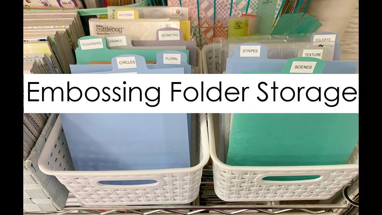 Embossing Folder Storage
