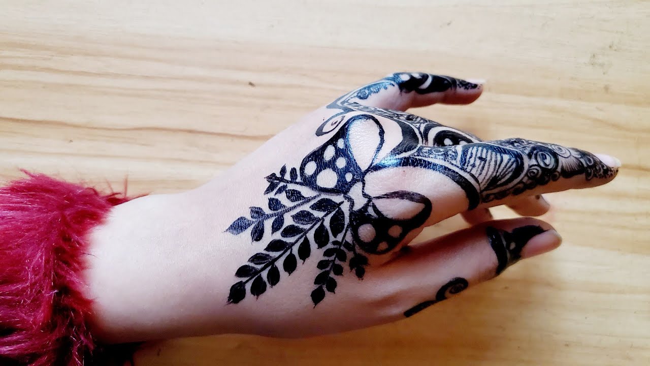 واخيرا ترقبوا المفاجأت مع اجمل واجدد النقش الاسود تصاميم رهيبه وجميلة beautiful henna designs 😍