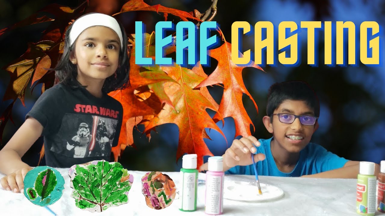 How to make a fossil at home | Leaf casting with plaster of Paris| Science experiments |Science Wizz