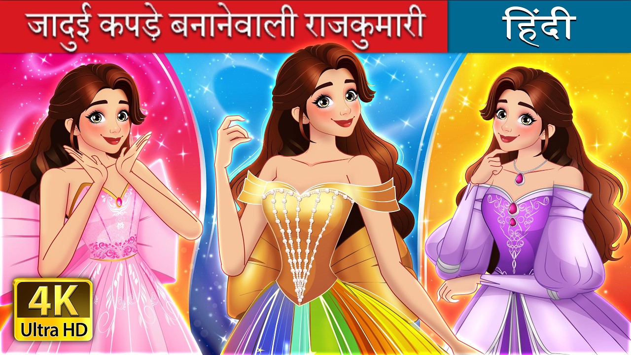 जादुई कपड़े बनानेवाली राजकुमारी | Princess Dress Magic in Hindi | @HindiFairyTales
