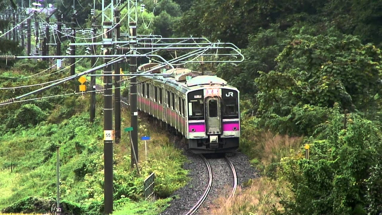 (HD) 701系 JR東日本交流用一般形電車(秋田車編) 警笛付き East Japan Railway Local