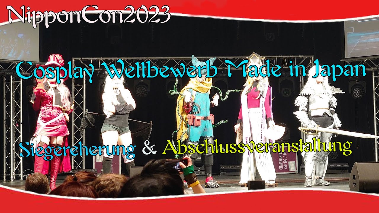Cosplay Wettbewerb Made in Japan &  Siegereherung & Abschlussveranstaltung(Nipponcon 2023 Bremen)