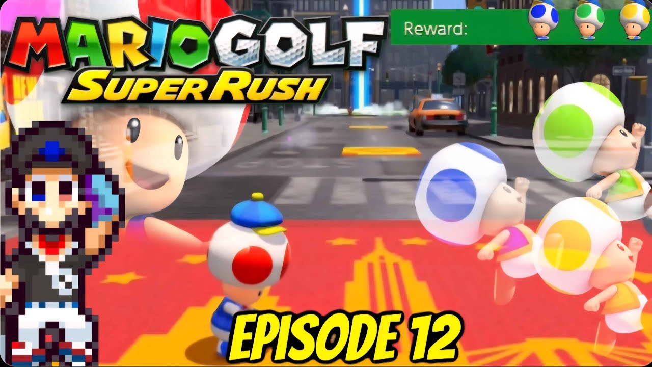 Mario Golf Super Rush - Online Match Part 12 - Feburary Golf! Toad Colors of Love. #shorts