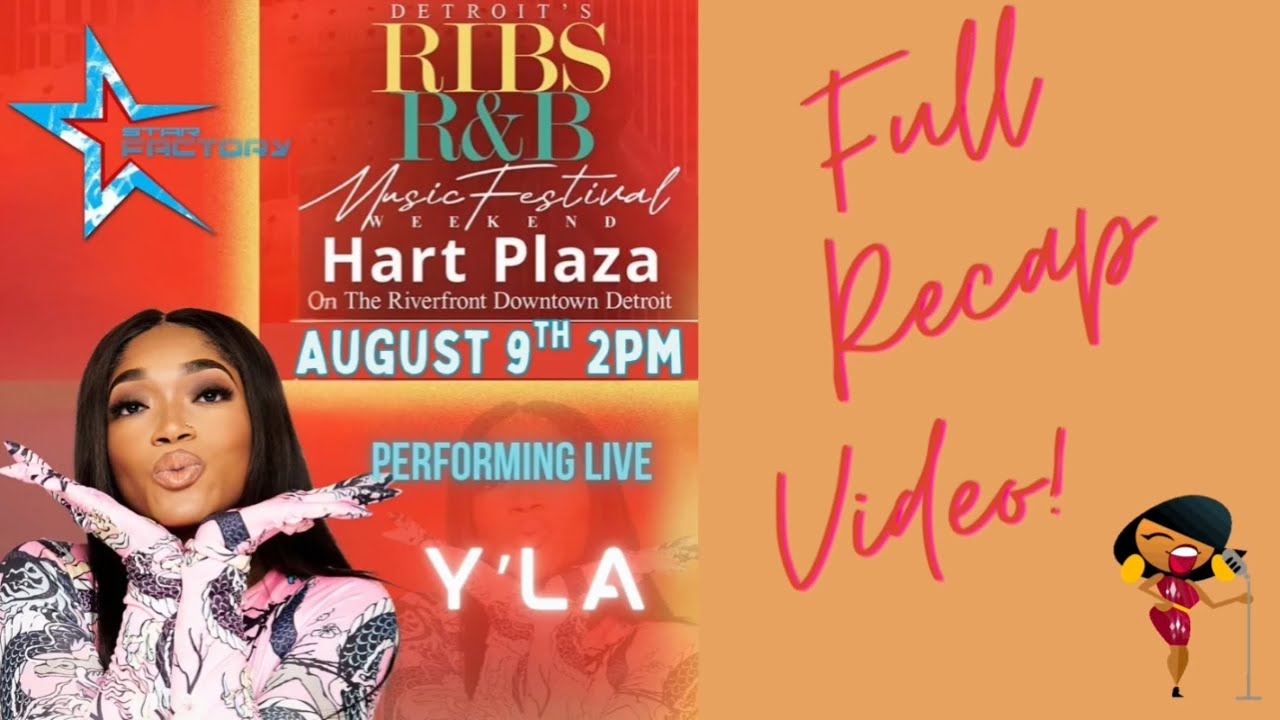 Detroit R&B Singer Y&rsquo;La Performs Live | Ribs and R&B Festival 2025