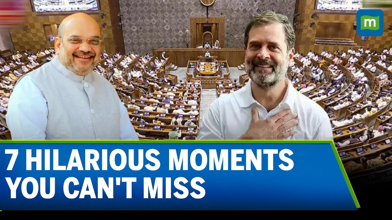 Monsoon Session 2025: 7 hilarious moments in houses amid heated exchanges in Parliament | Watch