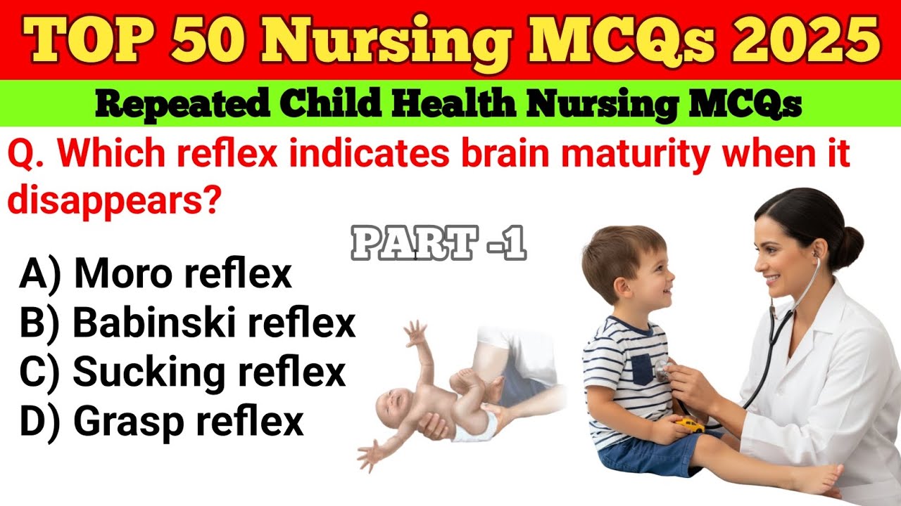 Top 50 Repeated child health nursing mcqs, Most Repeated child health nursing for all exam, NORCET 