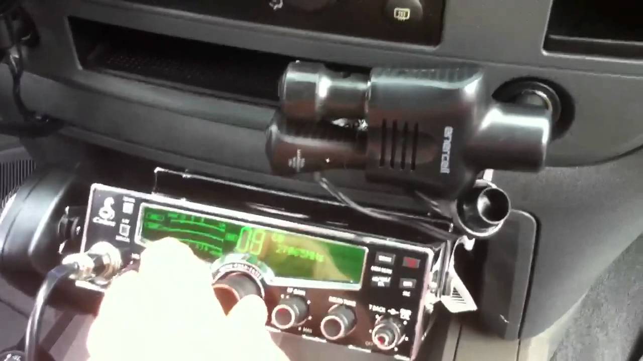 Dodge Ram with dual CB Antennas and Cobra 29LX LCD CB radio