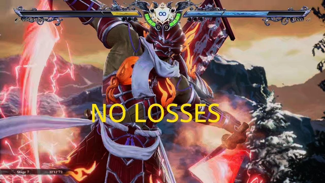 Soul Calibur 6 Arcade Mode: Yoshimitsu (Very Hard: No rounds lost)