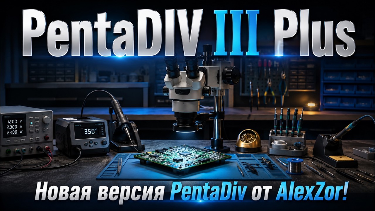 PentaDiv III Plus - Новая версия отличного клона ZX-Spectrum! (Паяй, Калантай! #228)