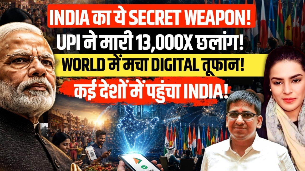 UPI Goes GLOBAL! India&rsquo;s 13,000X Digital Payment Revolution | Amber zaidi