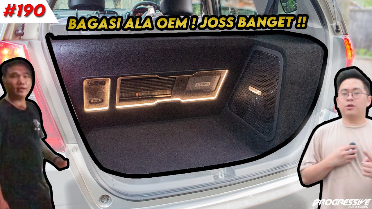 Honda Jazz GE8 simple SQ audio system dengan studio reference speaker, bagaimana suara nya???