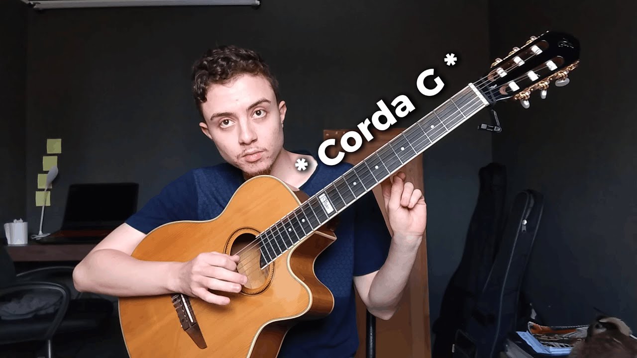 Fiz uma MÚSICA DO ZERO USANDO APENAS A CORDA [G] do VIOLÃO