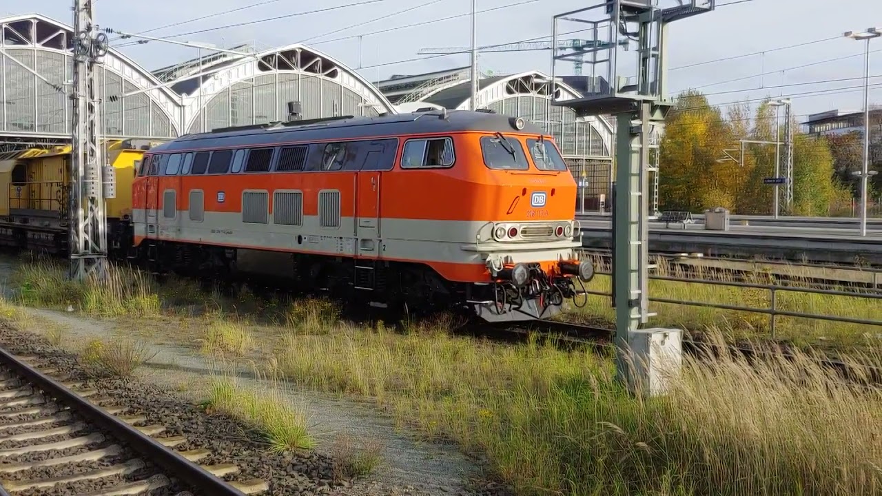 City-Bahn 218 117 und 218 054 in Lübeck Hbf