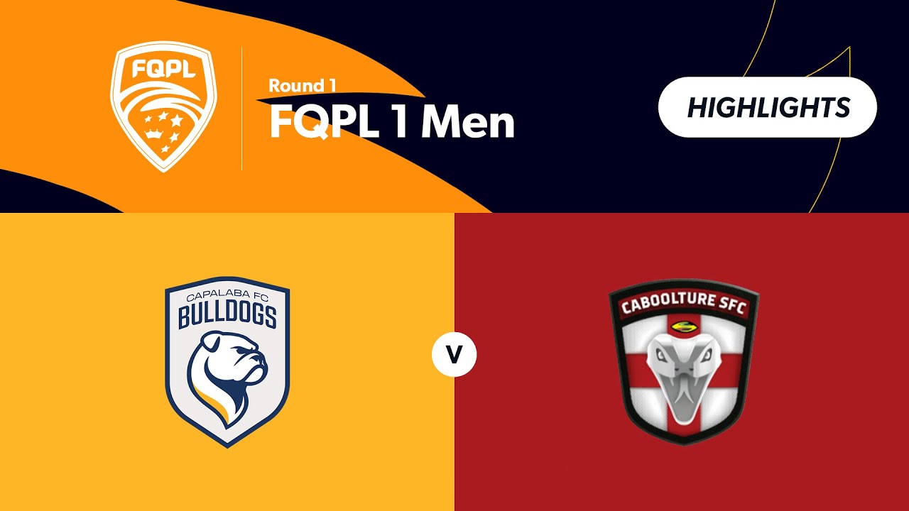 FQPL 1 Men Round 1 - Capalaba FC Men vs Caboolture Sports FC Men Highlights