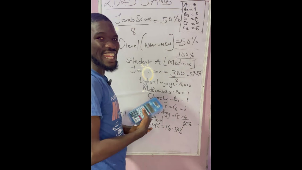 HOW TO CALCULATE YOUR JAMB SCORE AND O'LEVEL RESULTS FOR YOUR VARSITY SCREENING