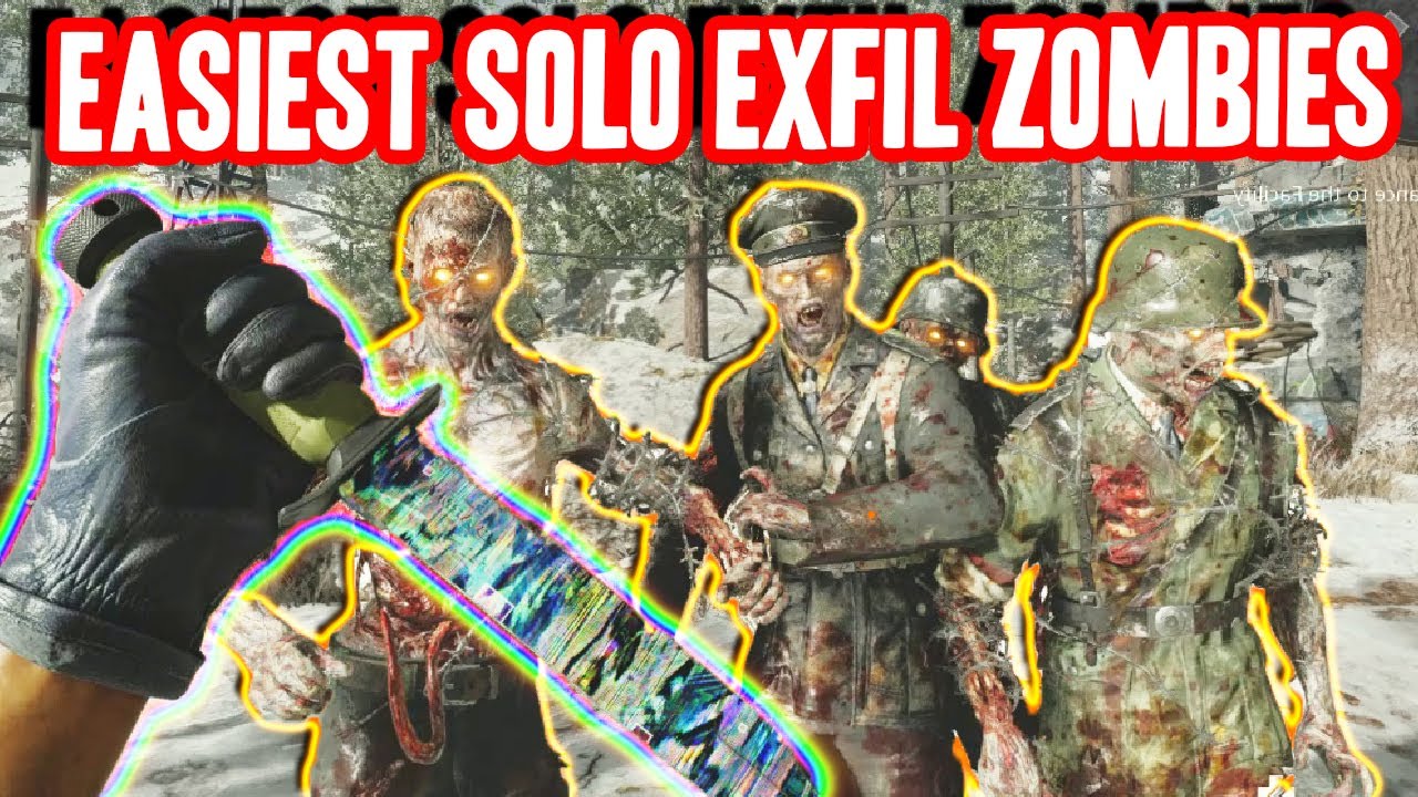 EASY How To SOLO Exfil COD Cold War Zombies! - Cold War SOLO Zombies Exfil Method & Guide