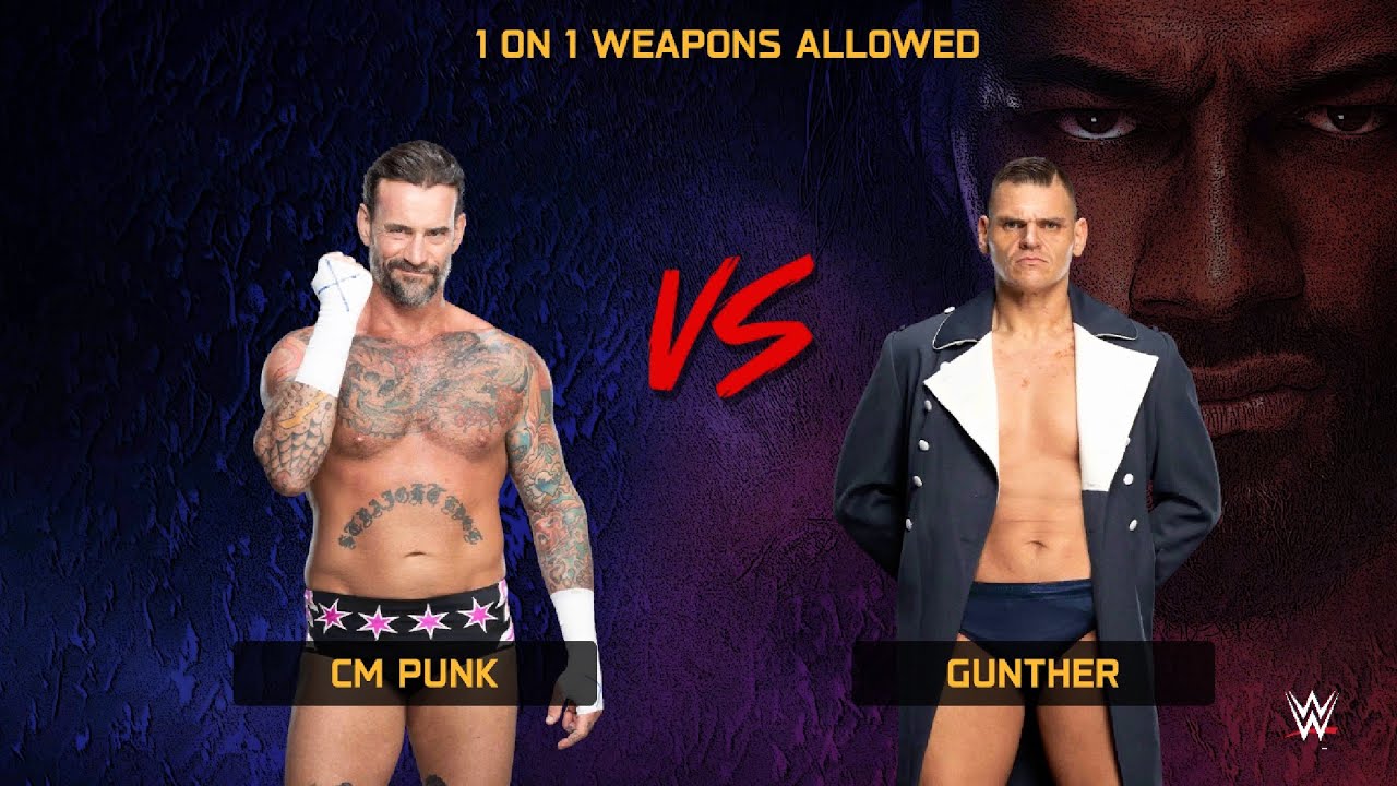 CM Punk vs Gunther – No Disqualification Match | WWE 2K25 History Is Written Without Rules@WWE #wwe 