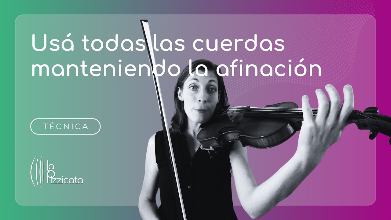 Usá todas las cuerdas manteniendo tu afinación!
