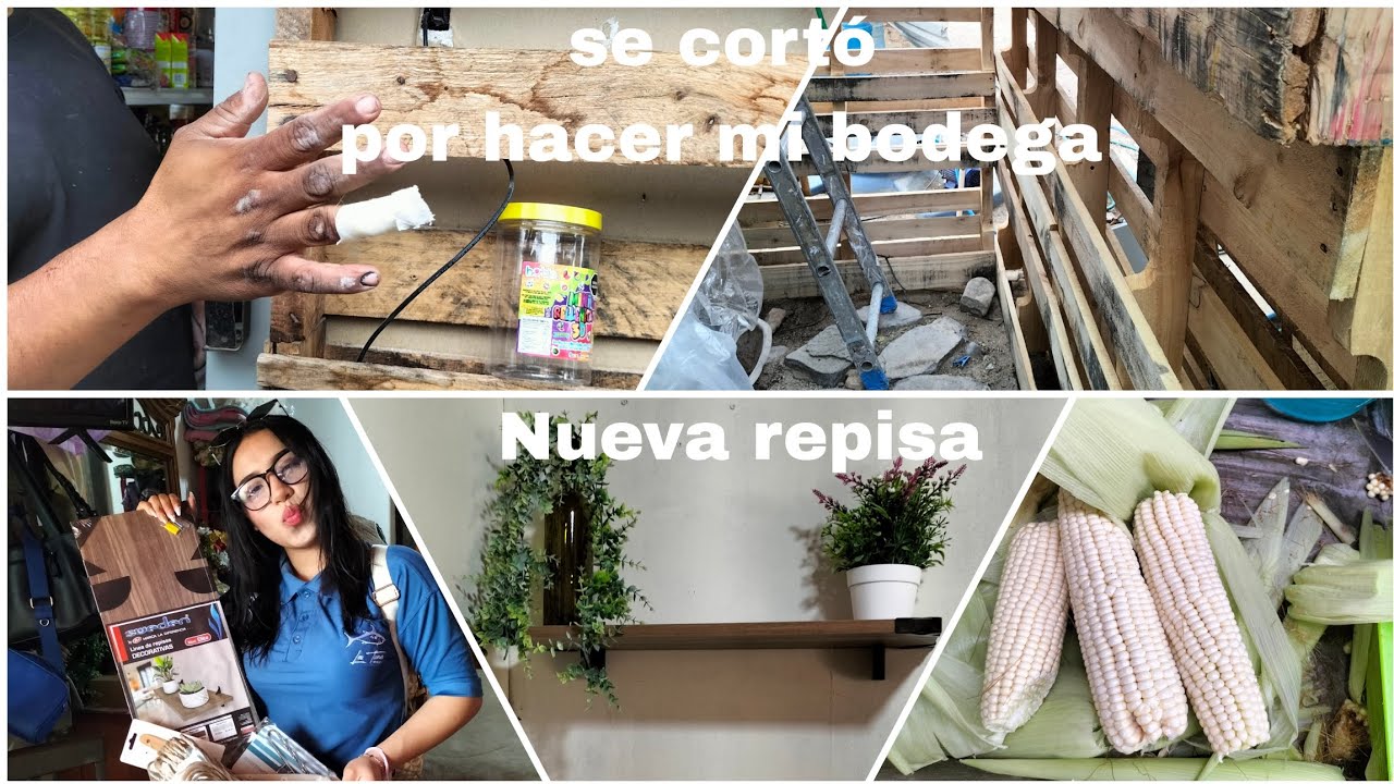  Remodelación de la tienda,🏠 mi yerno se cortó por hacerla 🩹
