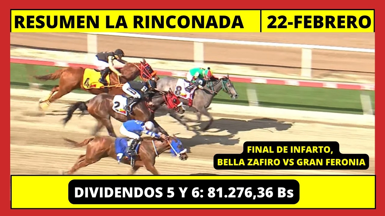 RESUMEN COMPLETO👉LA RINCONADA INH HOY DOMINGO 22 DE FEBRERO DE 2026