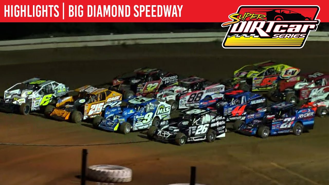 Super DIRTcar Series Big Block Modifieds Big Diamond Speedway July 13, 2022 | HIGHLIGHTS