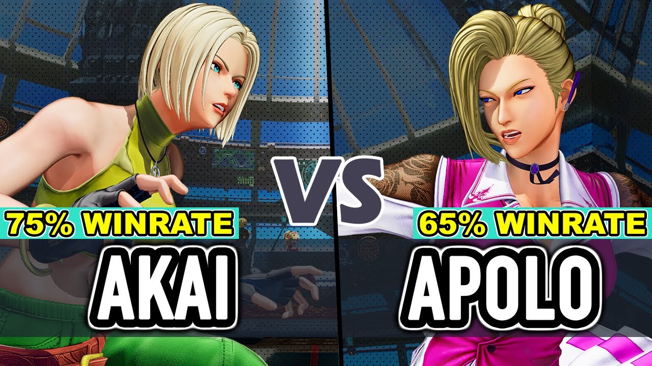 KOF XV ▰ AKAI (Sylvie/Blue Mary/Benimaru) vs APOLO (Mai/Mature/Elisabeth) ▰ The King of Fighters XV