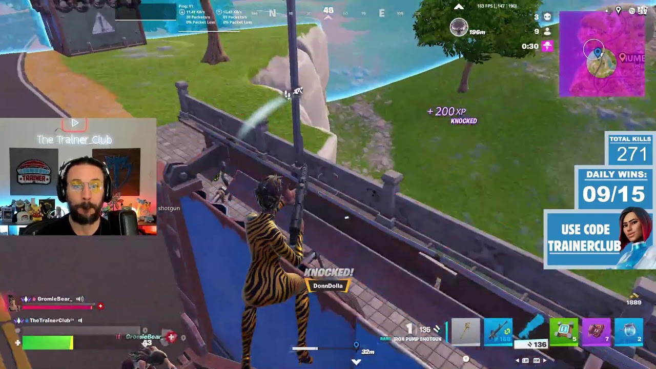 Hitting Unreal In Ranked ZB Duos | Use Code 'TrainerClub' #Fortnite