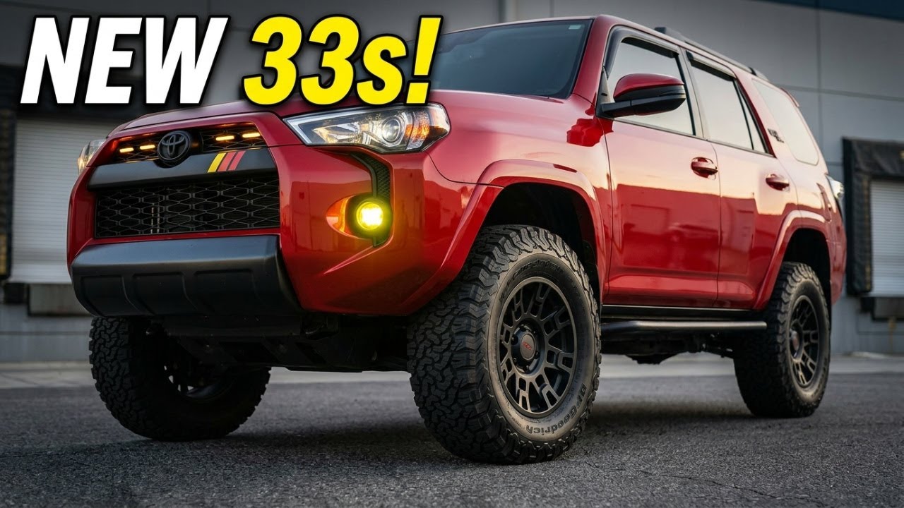 ⬛️🟥⬛️ Toyota 4Runner: Новые увеличенные шины 33 дюйма (285/70/17)