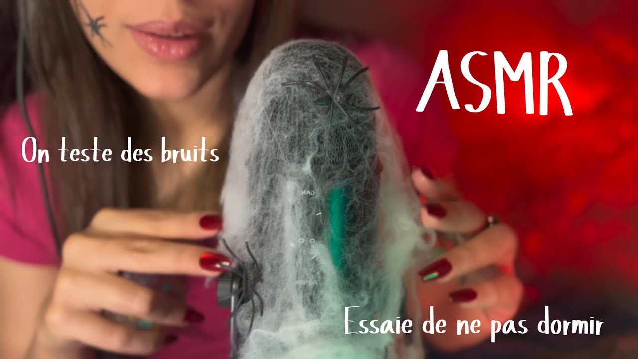 ASMR french - I’m testing new triggers ( test de nouveaux bruits déclencheurs ) ✨🎙️